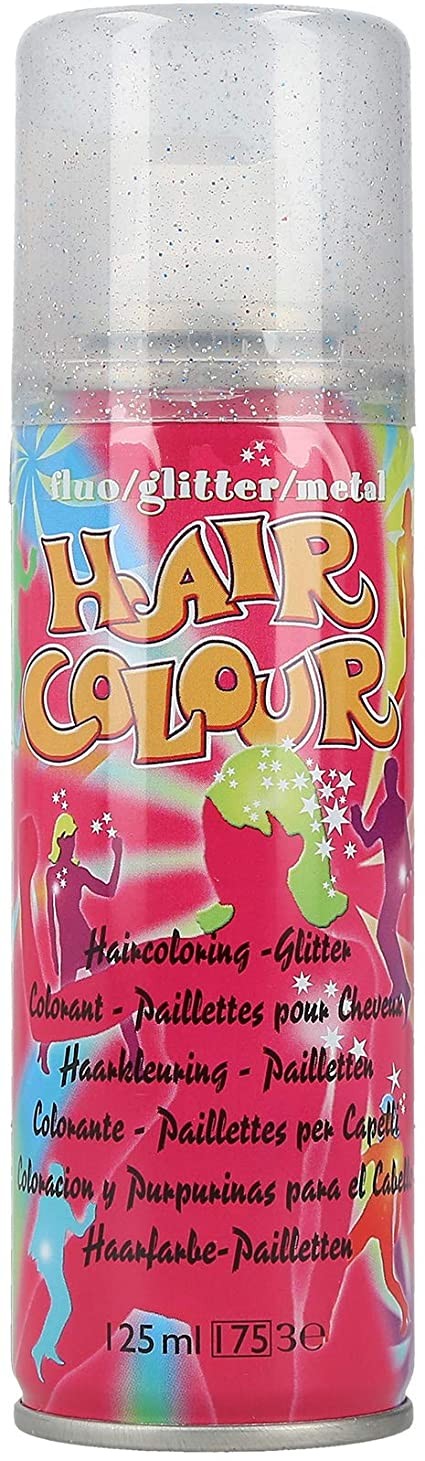 Coloration en bombe GLITTER - Couleur Paillettes Multicolores - 125 ml