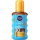 NIVEA SUN Spray huile activateur de bronzage Protect & Bronze FPS 30 (1 x 200 ml),