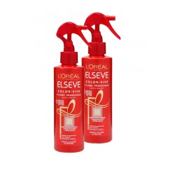 X 2 L'Oréal Paris - Spray Soin à rincer Elseve Color-Vive Fluide Prodigieux - 2 x 200ml