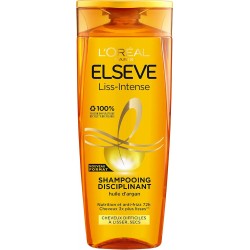 L'Oréal Paris Elseve Liss-Intense Shampoing Lissant Disciplinant Enrichi en Huile d'Argan - 2 X 300 ML