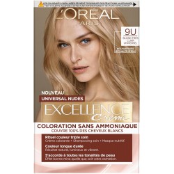 L’ORÉAL PARIS  - Sans Ammoniaque -  Excellence Crème Universal Nudes - Nuance : Blond Très Clair Universel (9)