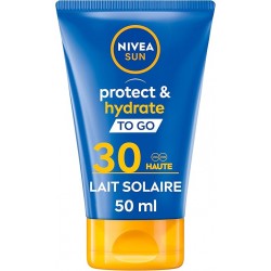 NIVEA SUN Lait solaire Protect & Hydrate format voyage FPS 30 (1 x 50 ml),